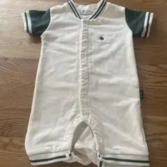 POLO Baby グリーン　アイボリー　ロンパース