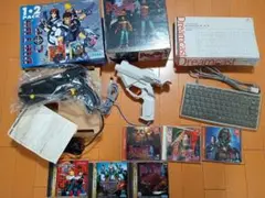 ドリームキャスト セガサターン ガンシューティング キーボード セット
