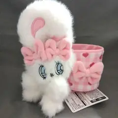 エスターバニー　ぬいぐるみ付き小物入れ　クリームバニー　新品　タグ付き