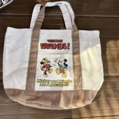 ミッキー ミニー トートバッグ ウエルカムフレンズ