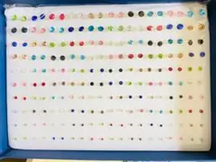 気分で選べるレディースピアス 樹脂ピアス 100セット 彩石