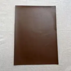 【A3】本革レザーはぎれ ブラウン③単品 ハンドメイド 素材