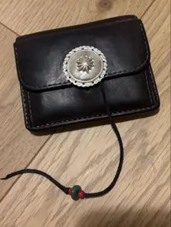 WING ROCK ウィングロック OLD クロコ型押コインケース コンチョ WING ROCK ウィングロック OLD クロコ型押コインケース コンチョ