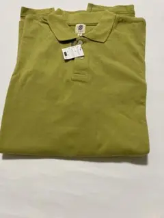 【新品】オリーブグリーン ポロシャツ 半袖　綿100% フェリシモ
