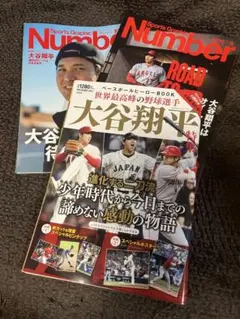 大谷翔平☆ベースボールヒーローBOOK＋number2冊