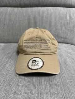 New Era キャップ ベージュ 調整可能