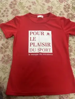 le coq赤いスポーツTシャツ Mサイズ