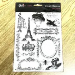 Glitz クリアスタンプ フレンチキス エッフェル