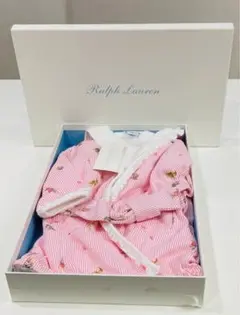 【新品未使用品】ラルフローレン 子供用ガウン スタイ ベア