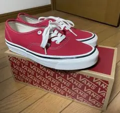 VANS Authentic アナハイム 44DX レッド 26cm 廃盤