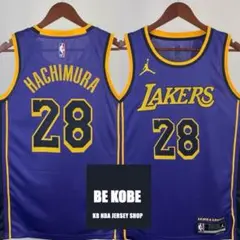 NBA 八村塁 ロサンゼルスレイカーズユニフォームジャージXL/コービールカ河村