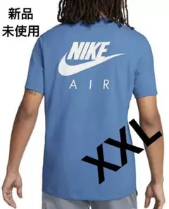 新品未使用　ナイキTシャツ　青　XXL バックプリン