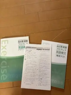 高校新演習 プログレス 英語構文