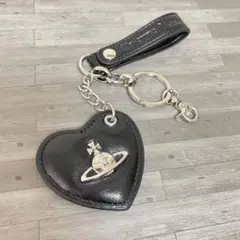 ヴィヴィアン ハートキーホルダー キーリング ブラック