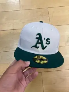 New Era 59FIFTY キャップ 7 ホワイト/グリーン