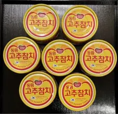 DONGWON 唐辛子ツナ 100g 7缶