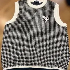 PEARLY GATES ハウンドトゥースベスト サイズ4