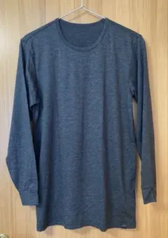 UNIQLO HEATTECH 長袖カットソー M グレー