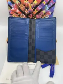 美品‼️ 新型　ルイヴィトン 長財布 ポルトフォイユ ブラザ ダミエグラフィット黒
