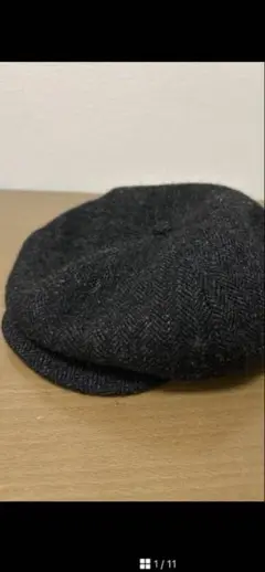 Nigel Cabourn  ナイジェルケーボン　ツイード　キャスケット　カーキ Nigel Cabourn ナイジェルケーボン ツイード キャスケット カーキ