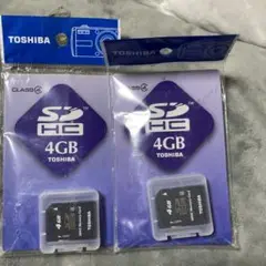 TOSHIBAＳＤカード　4ＧＢ