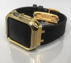★アップルウォッチ　ラバーベルト ケース　Apple Watchバンド