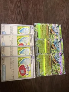 ポケモンカード オーガポンみどりのめんex 3枚　むしとりセット4枚
