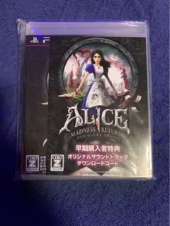 新品✨未開封✨PS3アリスマッドネスリターンズ　DLコードステッカー付き❗️