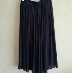 【美品】紺色　スカーチョ　ガウチョパンツ