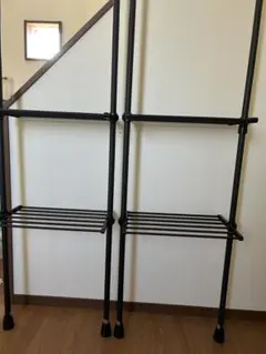 ニトリ　ヒルデ　2セット　棚2枚ずつ　専用フックなし　天井つっぱりラック　伸縮