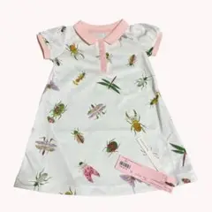 Insect Garden ワンピース XS（80サイズ相当）昆虫柄
