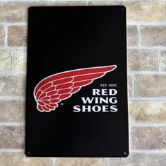 訳あり　red wing レッドウイングブリキ看板 アメリカン雑貨 世田谷ベース