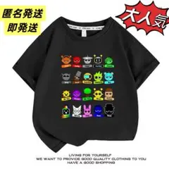ラスト一点 ブラックSprunki スプランキー Tシャツ110