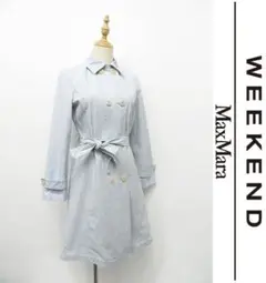 Q148/MAXMARA WEEKEND トレンチコート ジャケット ドット柄