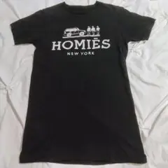 【HOMIESロゴ】Reason 半袖Tシャツ プリントシャツ S 黒