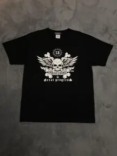 SKULLSHIT ブラック Tシャツ L