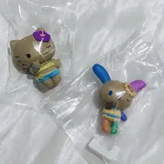 サンリオキャラクターズ みんなでバカンスフィギュア ハローキティ ウサハナ