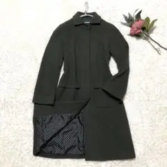 sally scott サリースコット ステンカラー ロングコート カシミヤ混