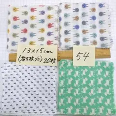 54 Wガーゼハギレセット