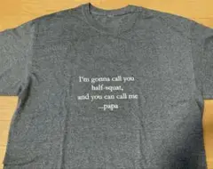 アメリカ古着 英字 メッセージ プリント Tシャツ XL 2XL? グレー 英語