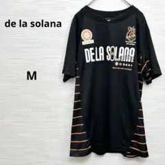 美品★de la solana サッカー　フットサル　シャツ　　ウェア　黒　M