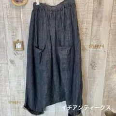 イチアンティークス　サルエルパンツ　ダンガリー イチアンティークス サルエルパンツ ダンガリー