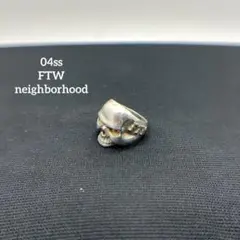 neighborhood シルバー スカルリング Truth刻印 neighborhood シルバー スカルリング Truth刻印
