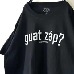 Doris guat zap? ロゴ Tシャツ XL ブラック 黒 古着