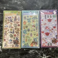 ボンボンドロップシール　ディズニー モンスターズインク　ベイマックス　ズートピア