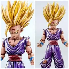 ドラゴンボール スーパーサイヤ人2 孫悟飯 フィギュア リペイント 二次元塗装