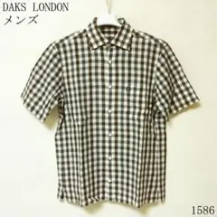 DAKS LONDON チェック柄 半袖シャツ