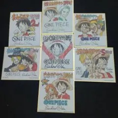 s*a様 ワンピース　タワー限定　非売品　公式　色紙　ルフィ　ゾロ　サンジ　ナミ ONE PIECE - ワンピース one piece ルフィ ゾロ サンジ ナミ