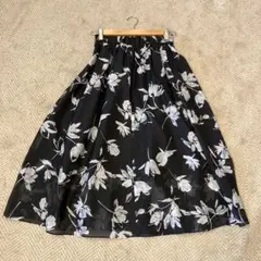 34 Sons de mode フレアスカート 36サイズ 花柄