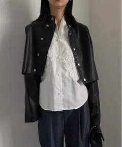 AmeriVINTAGE ROUND ショート フェイク レザージャケット完売品